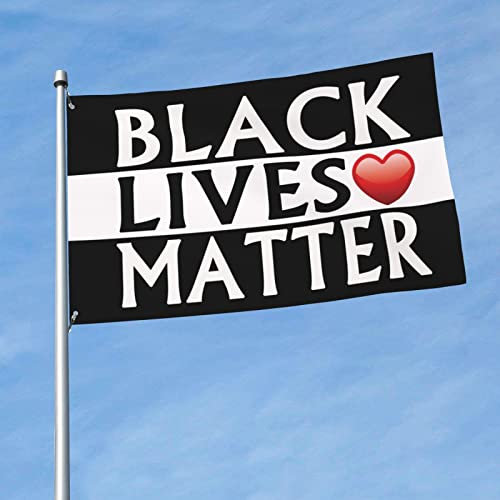 Black Lives Matter Flagge, 90 x 150 cm, Outdoor-Flagge, strapazierfähiges Polyester, lichtbeständig, Banner, Freiheit und Gleichheit