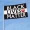 Black Lives Matter Flagge, 90 x 150 cm, Outdoor-Flagge, strapazierfähiges Polyester, lichtbeständig, Banner, Freiheit und Gleichheit