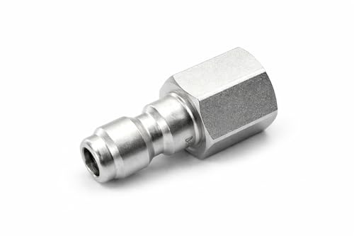 Male Pressure Washer Mini 11.6mm Quick Release Plug Coupling 1/4 BSP Female Thread