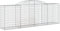 vidaXL Panier de gabions arqué 300x50x100/120 cm Fer galvanisé
