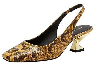 Katy Perry The Laterr Damen-Pumpe mit Fersenriemen, Mustard Multi, 7
