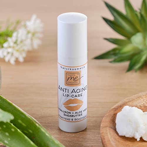 Thats me Organic Anti-Aging Lippenpflegestift mit Hyaluronsäure – Lippenbalsam bei trockenen Lippen – Lip Balm mit Aloe Vera, Propolis & Bio-Sheabutter – Pflege & Schutz für spröde Lippen