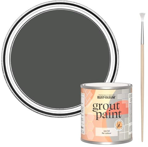 Rust-Oleum Grey Ultra-Durable Grout Paint - Graphite 250ml