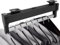 WOPPLXY Schwarz Kleiderstange Ausziehbar, 292-590mm Stahl Ausziehbare Kleiderstange, Schrank Herausziehen der Kleiderstangen zum Aufhängen von Kleidung, Taschen und Krawatten