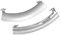mijob Cylinder Washing Machine Door Handle 9000331939 ，Compatible For Siemens ，Compatible For Bosch WAS20460TI WAS24460TI Washing Machine Handle Replacement (Color : Silvery)