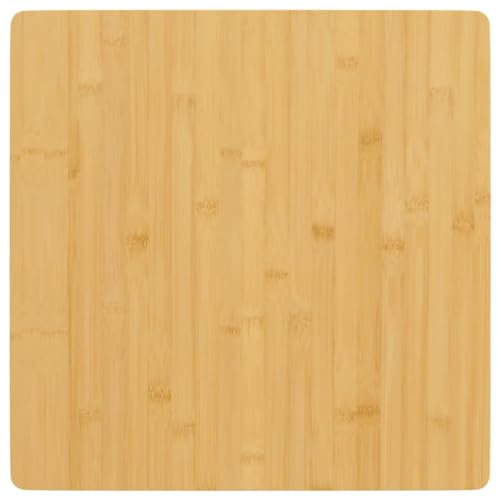 TJROO Tischplatte 60x60x1,5 cm Bambus Esstischplatte Bambus Möbelplatten Deckplatte Bambus Platte Schreibtischplatten Tischplatten Table Top Esstiach