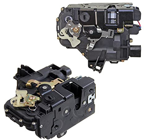 ATEC Germany 2x serrure de porte arrière gauche + droite, Compatible avec SEAT LEON (1M1), TOLEDO 2 (1M2), SKODA OCTAVIA 1, VW BORA, GOLF 4, PASSAT B5, PASSAT B5.5 (3B3), PASSAT B5.5 Variant (3B6)