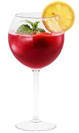 benderstore Lot de 2 verres à ballon pour gin et vin - 630 ml - En plastique Tritan - Transparent - Réutilisables - Incassables - 100 % recyclables - Fabriqués en Allemagne (4)