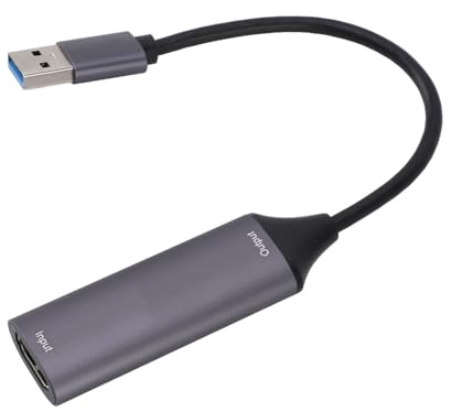 Video-Capture-Karte, HD 4K-Video-Sound-Grabber-Karte, Game-Video-Capture-Karte für OBS für Zoom für für für Android für OSX (USB3.0)