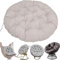 UICMNSI Rund Polster for Papasansessel 180/90/100/110/120cm Wasserdicht Outdoor/Indoor Bodenkissen Kissen for Gartenmöbel Sitzauflage Auflage for Papasan(#5,50cm/20in)