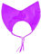 HGZLQKD Pet Shower Cap, Dog Cats Cap, Adjustable Reusable Cats Ears Headgear Waterproof Ear Protection Cover Shower Headwear, Violet