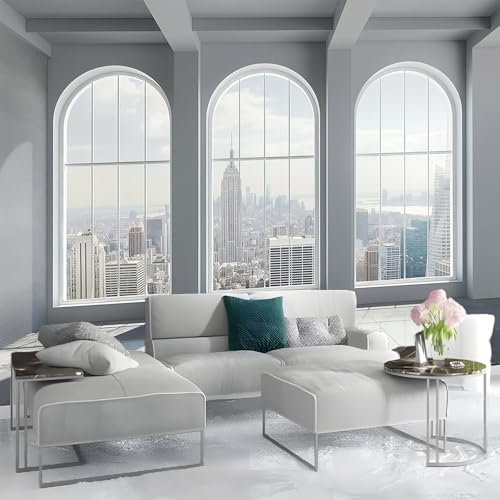 Vlies Fototapete 300 x 210 cm Foto Tapete Minimalistische leere graue Raum Schlafzimmer Wohnzimmer Moderne Vliestapete XXL Bildtapete 3d Effekt Wand Dekoration - Weltall Grau