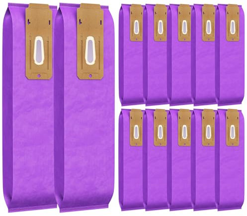 12 Packs Vacuum Bags for Oreck Type CC, Compatible with All Oreck XL Upright Vacuum Cleaner - Replaces Part # CCPK8DW