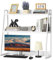 VEVOR Étagère à Poser sur Bureau à 2 Niveaux, Bibliothèque de Bureau 95 x 32 x 90 cm, Organisateur de Bureau avec Pieds Antidérapants, Support de Rangement Stable pour Maison Dortoir, Blanc