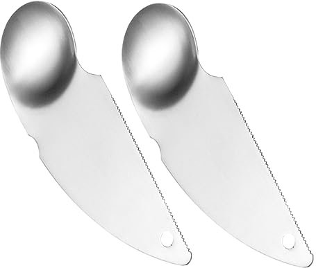 MAGICLULU 1 Set Taglia Kiwi Sbucciatore per Kiwi Cucchiaio per Kiwi Sbucciatore per Mele Seminatore Sbucciatore per Mais Cucchiaio per Kiwi Sbuccia Patate Taglia Frutta 2 Pezzi