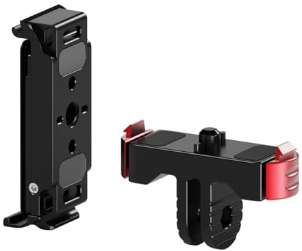 NovelGoal Waterproof Battery Door Cover, Magnetic Quick Release Replacement Side Door Battery Cover Compatible with Go-Pro 13/12/11/10/9 Action Camera (Combo 2)