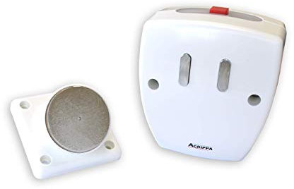 Agrippa Acoustic Battery Operated Fire Door Holder - White