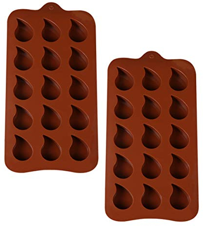 Cabilock 2pièces Moules Silicone Pour Chocolat Et Gâteaux Outils De Pâtisserie Multi-usage Avec Design Original Aléatoires