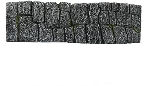 Aqua Della, Dekoration für Aquarium, Moosstein mit Saugnapfbecher S - 12 x 9,5 x 10,5 cm, in Polyesterharz, Nicht -toxischem und neutralem pH, geeignet für frisches und gesalzenes Wasseraquarium