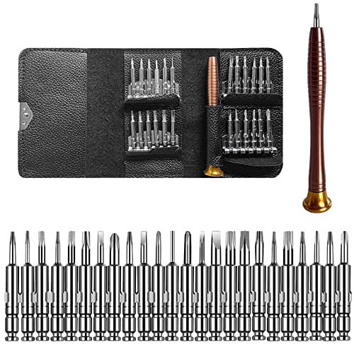 Destornilladores Precisión Kit 25 en 1 Para Poder Desmontar Tus Aparatos Electrónicos Juego Destornilladores para iPhone, PC, Xbox, Cámara, Reloj, Tablet PC, iPhone, Portátil Entre Otros