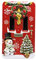 stylebox Barattolo di latta per biscotti, scatola decorativa, grande, rosso, per biscotti di Natale, cioccolatini, ca. 20,5 x 11 x 6 cm, volume: 1,3 l