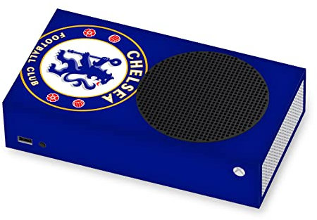 Head Case Designs Offizielle Chelsea Football Club Übergroß Kunst Vinyl Haut Gaming Aufkleber Abziehbild Abdeckung kompatibel mit Xbox Series S Console