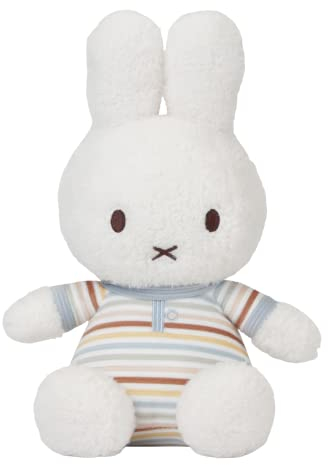 Little Dutch NIJN850 Kuscheltier/Stofftier Miffy Vintage Sunny Stripes (25 cm)