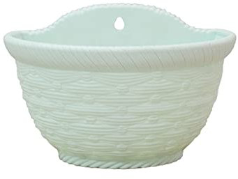 Hängekörbe für Pflanzen Wandbehang Pflanzgefäß Kunststoff Pflanze Gewachsene Waschbecken Gartentopf mit Haken Hängen Töpfe for Balkon Fensterbrett Zaun Geländer Pflanzer Pflanze Garten Dekor Wandpflan