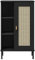 Woodroom Valencia Badezimmerregal 90 cm breit – Regal aus massiver Kiefer, schwarz lackiert, 52x90x32 cm – Badschrank mit offenen Fächern, Stauraum für Badaccessoires & Handtücher