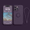 Ykerey Case for iPhone 13 Pro Max Cover with 360 Degree Ring Holder Metal Finger Ring Holder Magnet Car Holder Soft Silicone Shockproof Cover for iPhone 13 Pro Max, Dark purple
