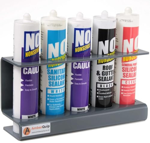 AmberQuip Silicone Tube Storage Holder. 100% RUSTPROOF. Wall & Van Mountable. Ideal for Van Racking, Work shop & Tradesman.