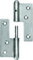Connex Tür-Aufschraubbänder - 160 mm - rechts - verzinkt/Aufschraub-Scharnier/Türscharnier/Scharnier zum Aufschrauben/Türband/Türladenband/Türbeschlag / DYB2006591