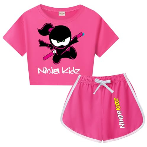 Forlcool Kids Merch Girls Tee Summer T-shirt+shorts Clothing Sets Unisex Kids 2Pcs Outfit