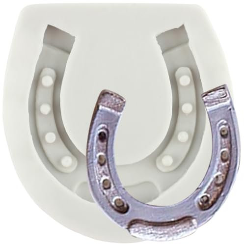 MINFEIDMS Moule en silicone en forme de fer à cheval pour décoration de gâteaux, bonbons, chocolat, pâte à sucre, argile polymère