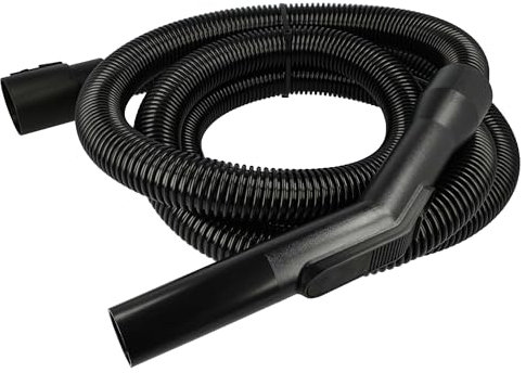 vhbw Tuyau flexible compatible avec Kärcher WD 5,3, 5 P, 5,4, 5, 5.800 eco ogic, 5.300 M, 5.600 MP, 5.47 aspirateurs - 3 m, poignée