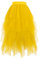 Hanpceirs Damen Tüll Röcke High Low Layered Puffy Fee Röcke A-Linie Midi Rock Unregelmäßiger Tutu Rock Gold S