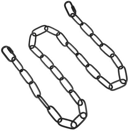 ASAKKURA Sturdy Iron Chain Lock Heavy Duty Hanging Basket Chain for Decorative Lights