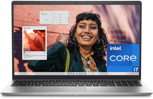 Dell Inspiron 15 3530 Laptop, 15.6 FHD Display, Core i7 5.0ghz 13th Gen 1355U, 32GB RAM, 2TB SSD, Webcam, Fingerprint, Wi-Fi 6, Windows 11 Pro, MS Office, Silver, 1YR WARRANTY, (Renewed)