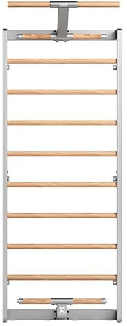 TUPOSTAR Sprossenwand Aus Massivem Buchenholz, Suspension-Trainer Mit Klimmzugstange, Sprossenwand Aus Holz Zur StäRkung des Rumpfes Und Zum Dehnen,01