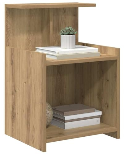 vidaXL Nachttisch Artisan-Eiche 40 x 35 x 60 cm Holzwerkstoff | Hat ein schickes, aktuelles Design, das in jede Einrichtung passt,
