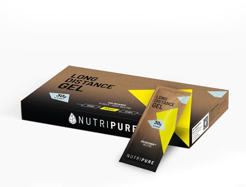 Nutripure - Gel Énergétique Longue Distance - 12 Gels x 52g | Course à Pied & Running - Sports d'Endurance - Haute Tolérance Digestive - Énergie Durable - Sans Écœurement - Made in France