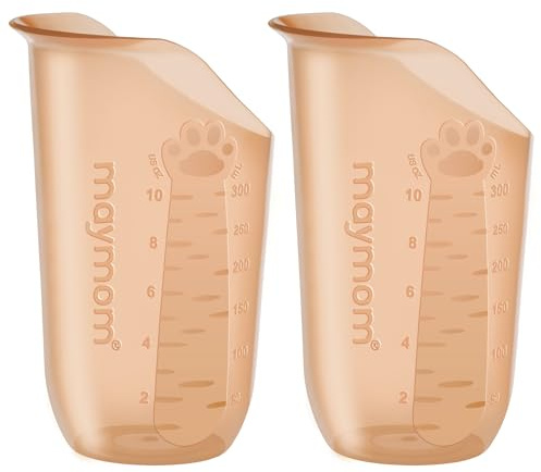Maymom vaso Nosey de 300 ml con diseño recortado para beber sin inclinar la cabeza; adecuado para disfagia, personas mayores y niños