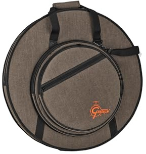 Gretsch Beckentasche Pro Tour 24'' GR-24CB - Reißfest und wasserabweisend - 20 mm Schaumstoff - Einstellbarer Tragriemen/Schulterpolster - versenkbare Rucksackgurte