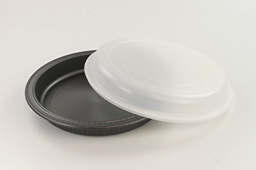 TUPPERWARE UltraPro Kuchenform grau + Deckel weiß Kuchen Form Backen