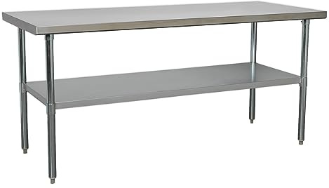 Sealey AP1872SS Stainless Steel Workbench, 1.8m