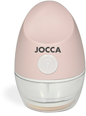 JOCCA Houppette à poudre électrique vibrante et mélangeur portable avec 2 éponges supplémentaires de rechange