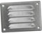 140x105mm / 6x4 inch Galvanised Metal Air Vent Grille Cover with Insect Mesh - Ventilation Cover