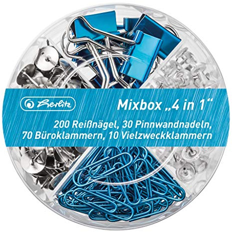 Herlitz 50027460 Mixbox Frozen Glam4 in 1 Bürokleinteile Frozen Glam sortiert