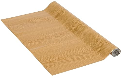 Venilia Klebefolie | Eiche Natur Holzoptik Braun | 67,5 cm x 1,5 m, Stärke 95μ | selbstklebende Möbel-Folie, Dekofolie, Tapete, Küchenfolie | ohne Phthalate | Made in EU
