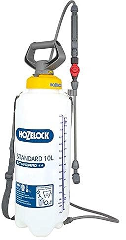 Hozelock Ltd 4232 0000 Pulverizador a presión estándar de 10 litros, translúcido, 179 mm*600 mm*179 mm
